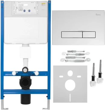 Įleistinis WC rėmas Rea K011A-Q HD Chrome