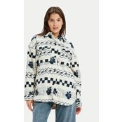 Roxy Fliso džemperis Morning Crush Shacket ERJPF03214 Smėlio Relaxed Fit