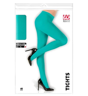TURQUOISE PANTYHOSE 40 DEN