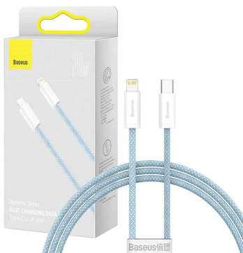 Greito Įkrovimo Kabelis Baseus Dynamic Series USB Typ C - Lightning 20W 1m Mėlynas (CALD000003)