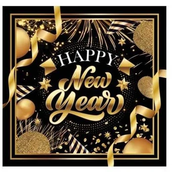 Fiesta Happy New Year servietter, 20 stk.
