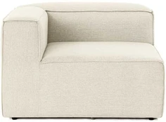 1 sėdynės sofa Fora L1 - Ecru kaina