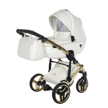 Junama Fluo Individual White Gold Vežimėlis 2 in 1