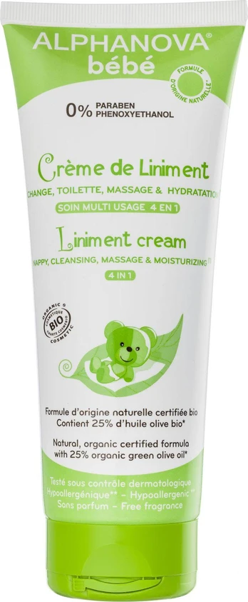 Alphanova Bebe drėkinamasis kremas 4 viename, 200 ml (ALP01004)