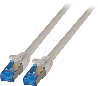 EFB Patchcable S/FTP, Cat.6A, Cat.7 Rawcable TPE superflex, 2m, pilka (K5525FGR.2)