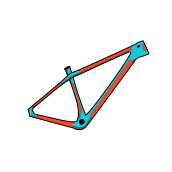 RideWrap Covered Hardtail MTB rėmo apsauga | Matte