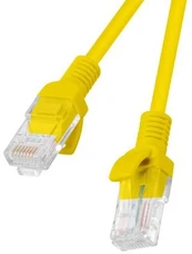 PATCHCORD KAT.5E UTP 3M Geltonas FLUKE PASSED LANBERG