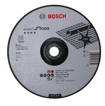 BOSCH kampinio šlifuoklio šlifavimo diskas 2 608 600 711