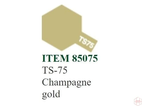Tamiya TS-75 purškiami dažai „Champagne Gold“ 100 ml