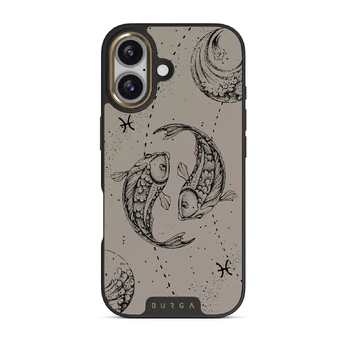 Pisces - iPhone 17 Case, Elite Dark (MagSafe) / Gold / Nude