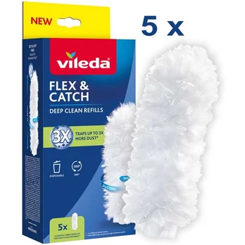 Dulkių šluotelės papildymas VILEDA Flex & Catch 5 vnt.
