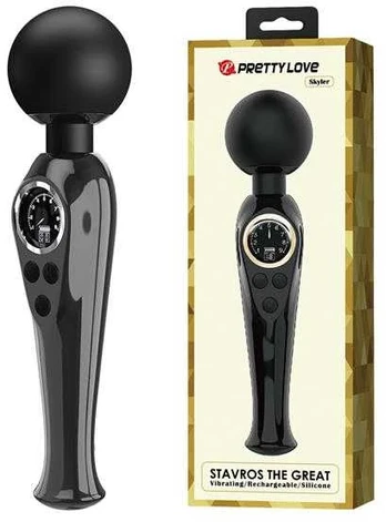 PRETTY LOVE - SKYLER BLACK WAND VIBRATOR