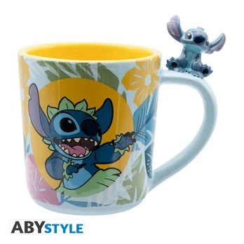 DISNEY - 3D Handle Mug - Hawaiian Stitch