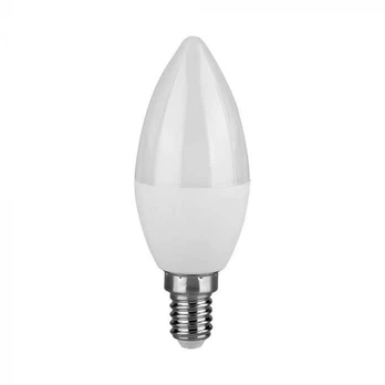 3,7W LED lemputė, E14, žvakės formos, 4000K, 180°, CREE LED chip