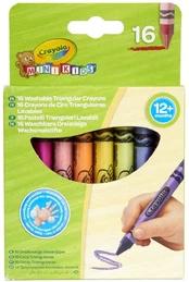 CRAYOLA MINIKIDS Trikampės kreidelės, 16 vnt. kaina