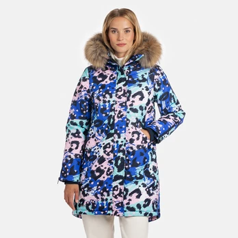 Huppa Moteriška žieminė parka VIVIAN 1, blue pattern