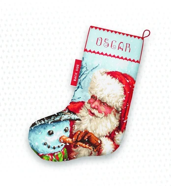 Christmas Stocking SLETI921 - siuvinėjimo kryželiu rinkinys