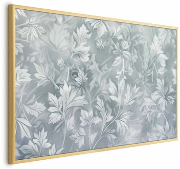 Artgeist Plakatas - Worn Floral Patterns in Muted Turquoises