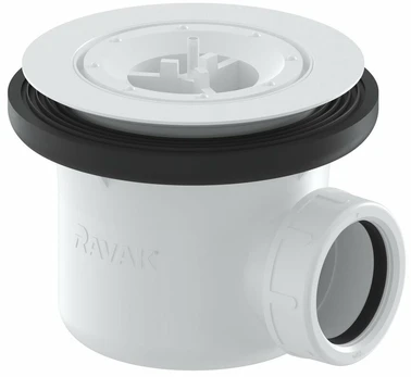 Sifonas dušo padėklui Ravak Start, 84 mm, 90 mm, balta