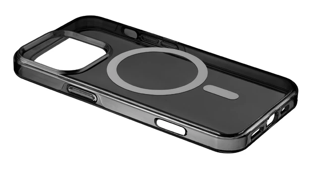 Dėkliukas Cellularline iPhone 16 Pro Gloss MagSafe, Black