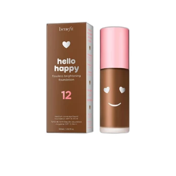 Benefit Hello Happy Brightening Liquid Foundation 12 Deep Warm SPF 15, 30 ml