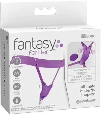 Fantasy For Her ffh Ultimate Butterfly Strap-O Strap-on dildo