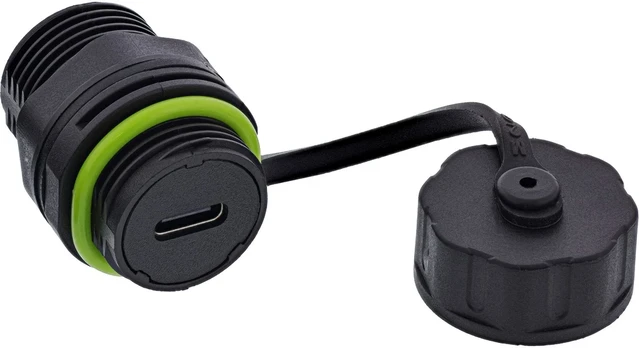 InLine USB-C kabelio jungtis mini IP68 ekranuota 2x USB-C lizdas