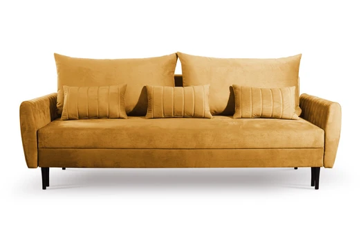 Sofa Laski Meble Frezja, geltona