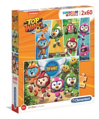 Clementoni Dėlionė 2x60 vnt. - Top Wing