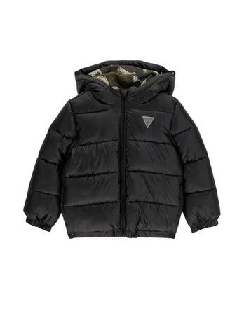 Guess Žieminė striukė N6YL01 W2656 Juoda Regular Fit