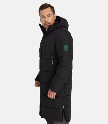 Huppa Vyriškas paltas HARTO 1, black