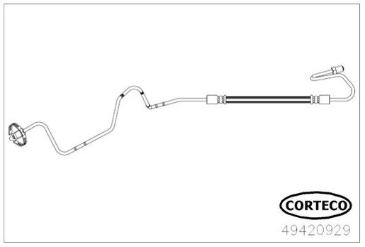 Stabdžių žarnelė CORTECO 49420929