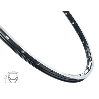 Ratlankis 26", MACH1 MX, (559x17), 32H V-tipo (juodas)