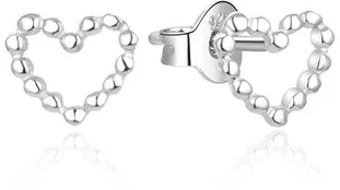 Beneto Romantic sidabrinis auskarai Hearts AGUP2338L