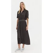 Roxy Marškinių tipo suknelė Island Escape Solid ERJWD03884 Pilka Regular Fit