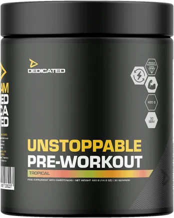 Dedicated Nutrition Dedicated Unstoppable Pre-Workout 420 g. (Tropical skonis )