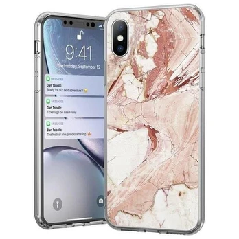 Wozinsky Marble TPU Case skirtas iPhone 12 mini, rožinis