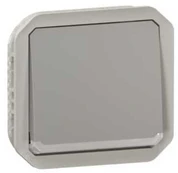 Legrand PLEXO55 2-pol afbryder 10A 2 modul grå