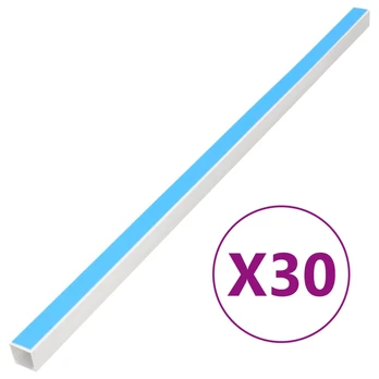 Kabelių kanalas, 40x40mm, 30m, PVC, savaime prilimpantis