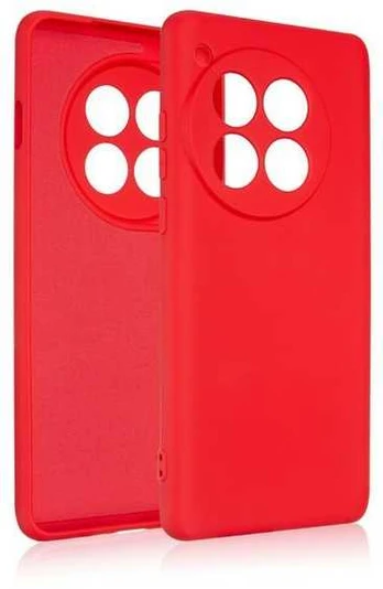 Beline Dėklas Silicone OnePlus 12 5G raudona/red