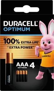 Duracell OPTIMUM LR03 AAA elementai OP2400, 4 vnt. kaina