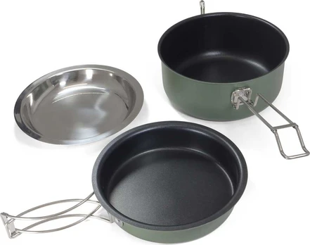 Origin Outdoors Aliuminio Cooking Set 'Snap-Pack'