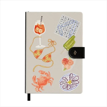 Seaside Muse - Notebook, A5 (14.8 x 21cm) / Lined