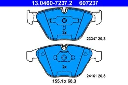 ATE 13.0460-7237.2 Brake pad set