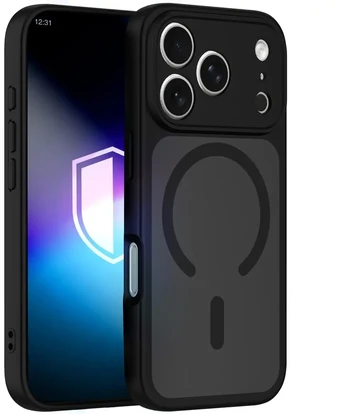 Dėklas Apple iPhone 17 Pro/ 18 Pro - 3mk Misty MagCase Juodas