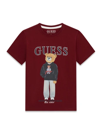 Guess Marškinėliai L6YI19 K3750 Vyšninė Regular Fit