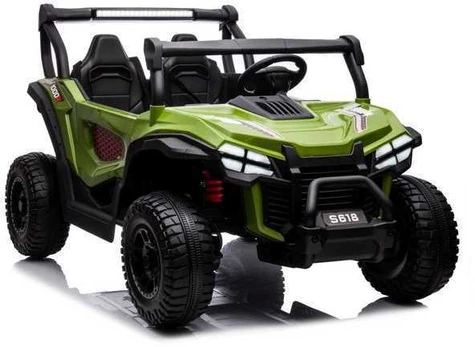 Elektromobilis vaikams S618 4x4, žalias