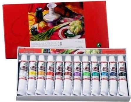 Maries Gouache dažai 12 spalvų