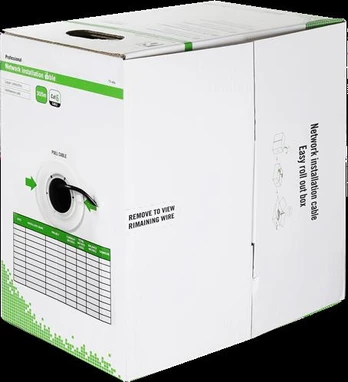 Kabelis DELTACO UTP, juodas / TP-49A
