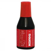 Tušas antspaudams 27ml KORES, raudonas